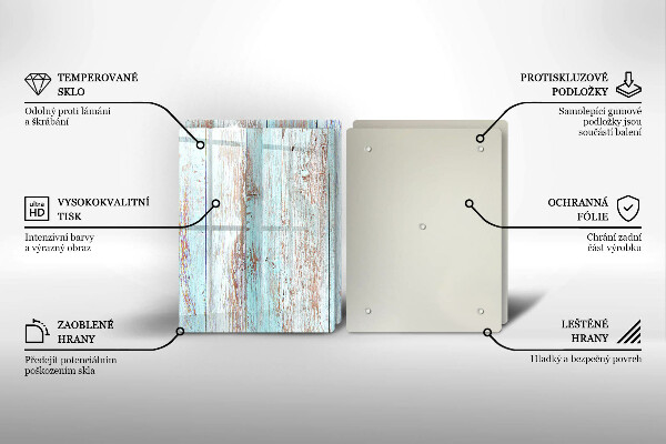 Cache plaque de cuisson Planches anciennes vintage