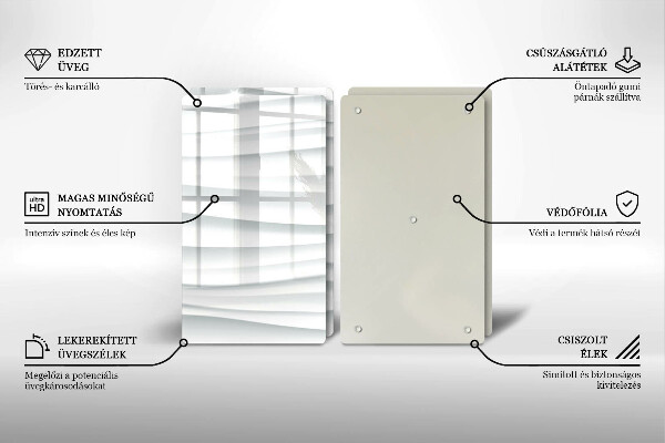 Cache plaque de cuisson Structure moderne