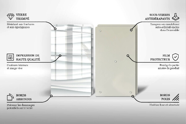 Cache plaque de cuisson Structure moderne