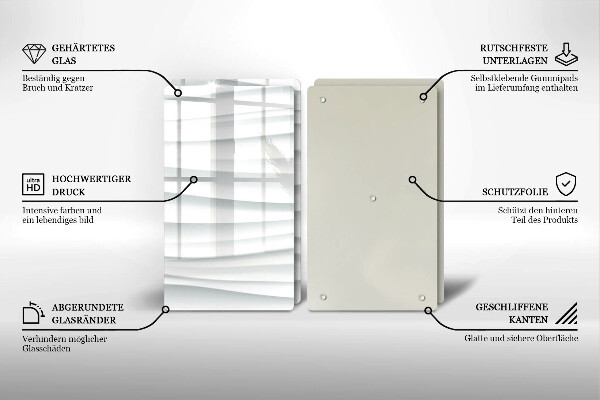 Cache plaque de cuisson Structure moderne