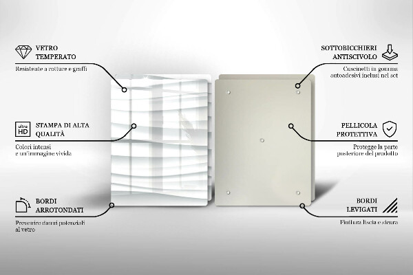 Cache plaque de cuisson Structure moderne