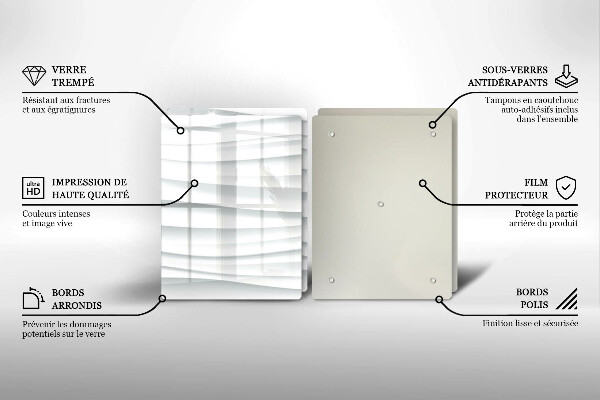 Cache plaque de cuisson Structure moderne