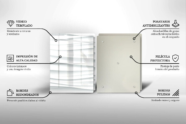 Cache plaque de cuisson Structure moderne