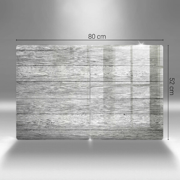 Cache plaque de cuisson Vieilles planches de bois