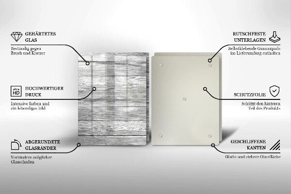 Cache plaque de cuisson Vieilles planches de bois