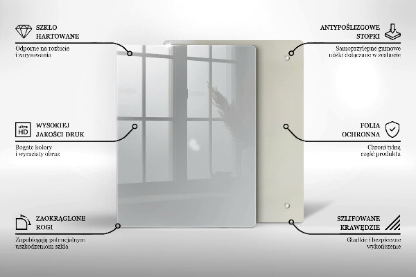 Protège plaque de cuisson Couleur grise