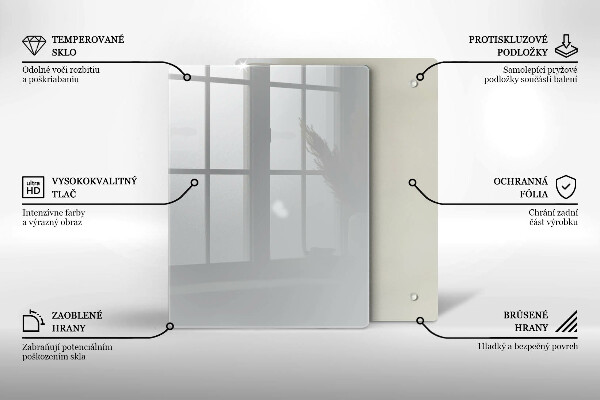 Protège plaque de cuisson Couleur grise