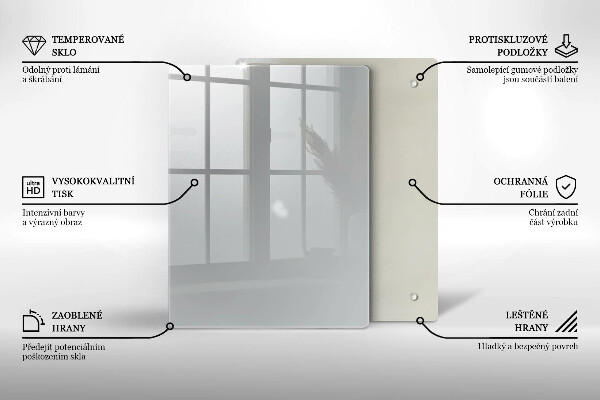 Protège plaque de cuisson Couleur grise