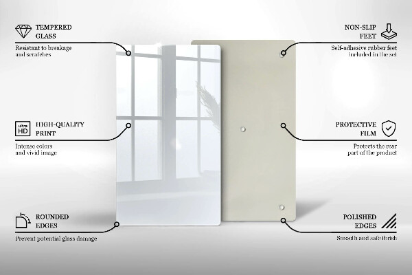 Protège plaque de cuisson couleur blanche