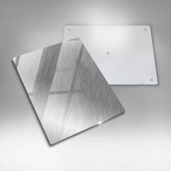 Protège plaque de cuisson Fond de texture métallique