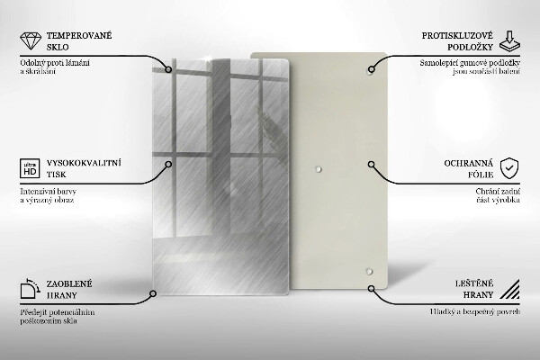 Protège plaque de cuisson Fond de texture métallique
