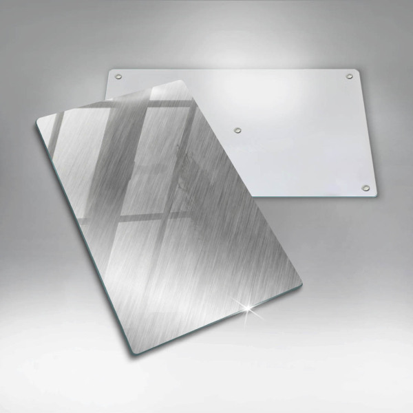 Protège plaque de cuisson Fond de texture métallique