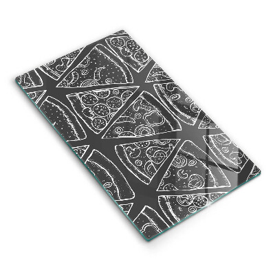 Protège plaque de cuisson Illustration de pizza