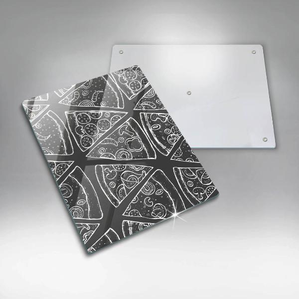 Protège plaque de cuisson Illustration de pizza