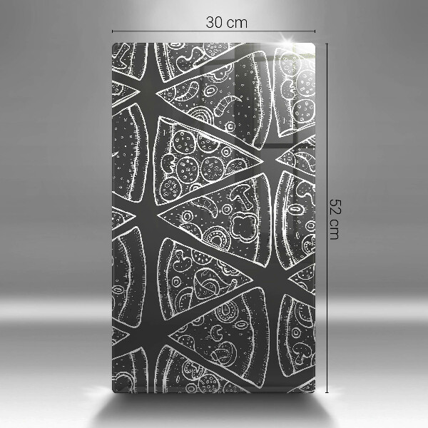 Protège plaque de cuisson Illustration de pizza