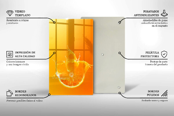 Protège plaque de cuisson Fruit orange juteux