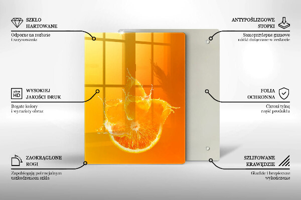 Protège plaque de cuisson Fruit orange juteux