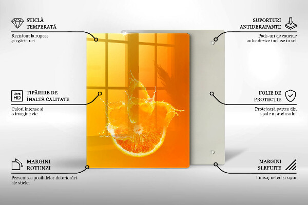 Protège plaque de cuisson Fruit orange juteux