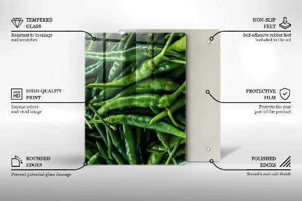 Protège plaque de cuisson Cosses de petits pois