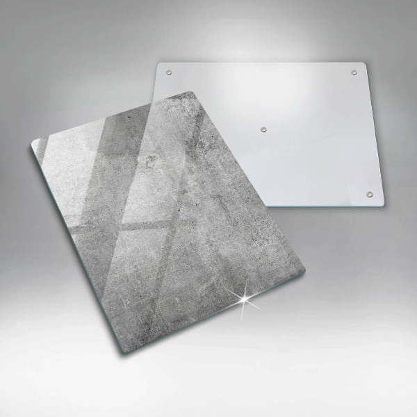 Protège plaque de cuisson Texture béton