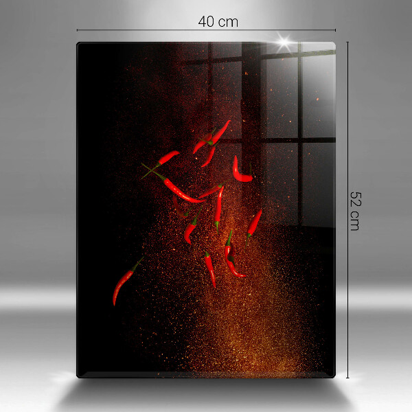 Protège plaque de cuisson Piments forts