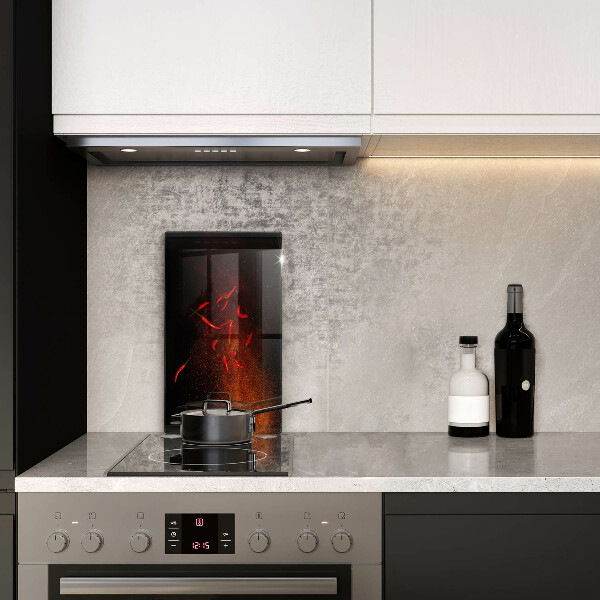 Protège plaque de cuisson Piments forts