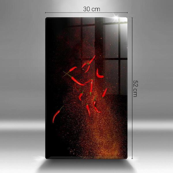 Protège plaque de cuisson Piments forts