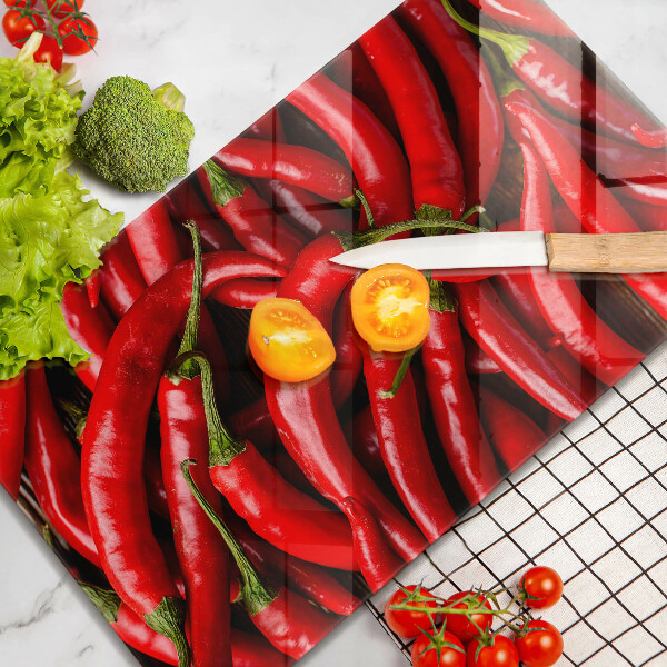 Protège plaque de cuisson Piments forts