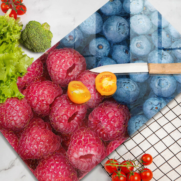 Protège plaque de cuisson Fruits de framboise et de myrtille