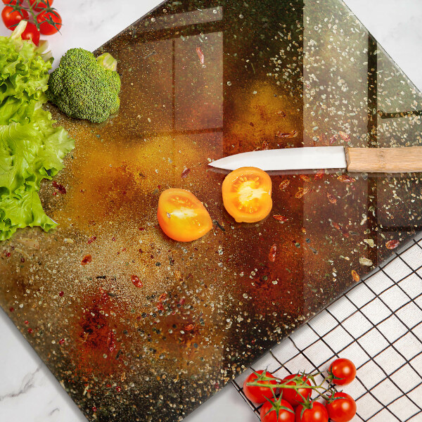 Protège plaque de cuisson Épices colorées