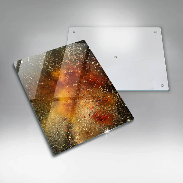 Protège plaque de cuisson Épices colorées