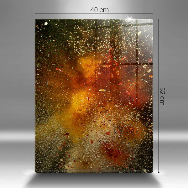 Protège plaque de cuisson Épices colorées