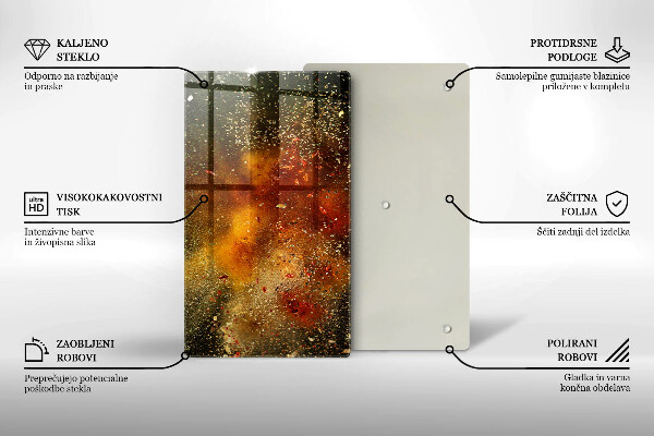 Protège plaque de cuisson Épices colorées