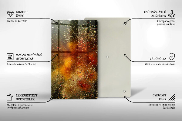 Protège plaque de cuisson Épices colorées