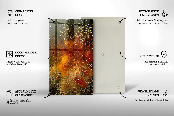 Protège plaque de cuisson Épices colorées