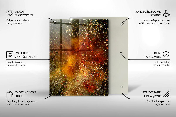 Protège plaque de cuisson Épices colorées