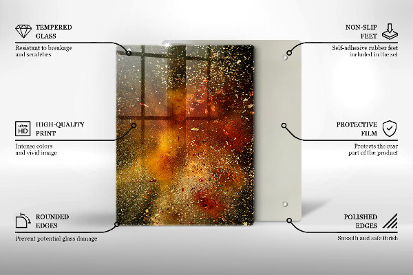 Protège plaque de cuisson Épices colorées