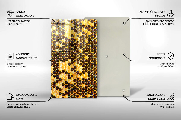 Protège plaque de cuisson Rayon de miel