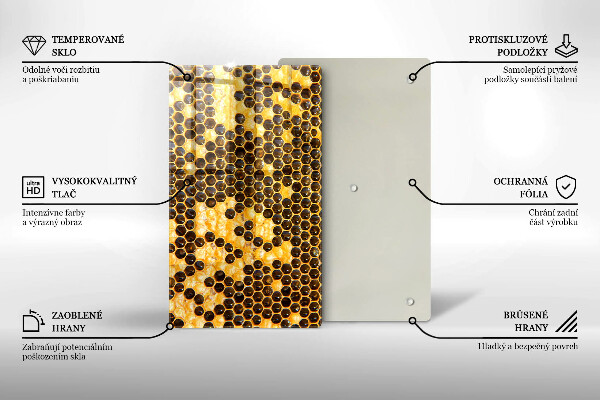 Protège plaque de cuisson Rayon de miel