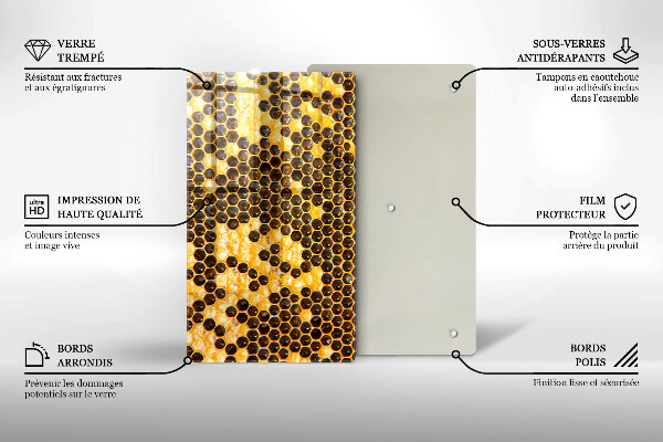 Protège plaque de cuisson Rayon de miel