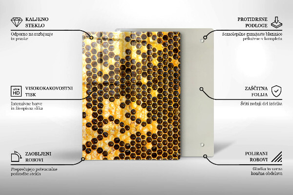 Protège plaque de cuisson Rayon de miel