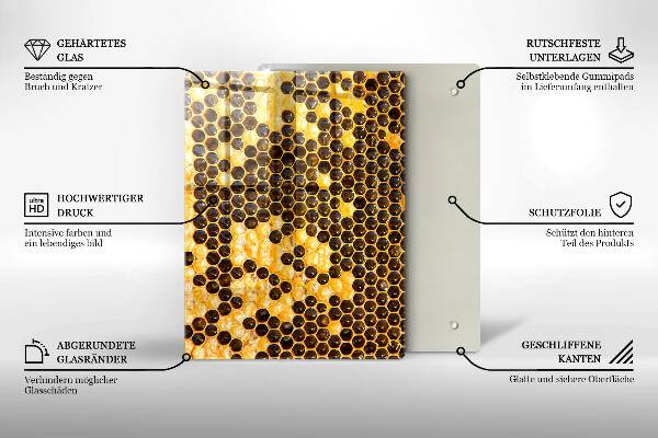 Protège plaque de cuisson Rayon de miel