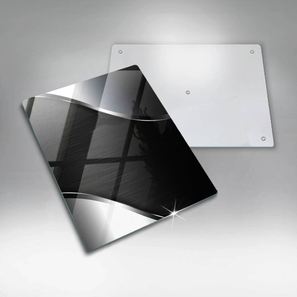 Protège plaque de cuisson Abstraction du métal