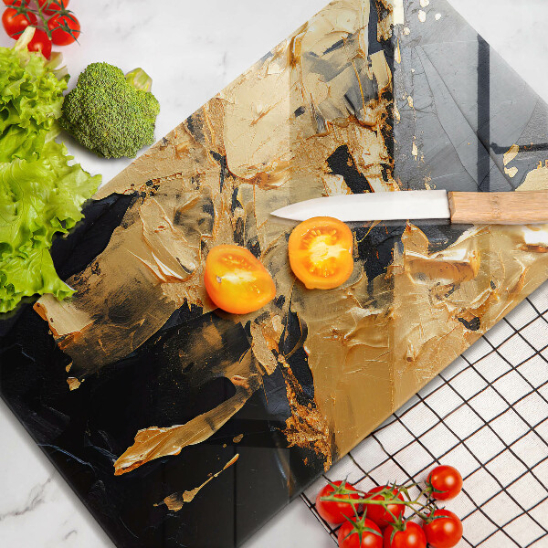 Protège plaque de cuisson Texture de peinture élégante