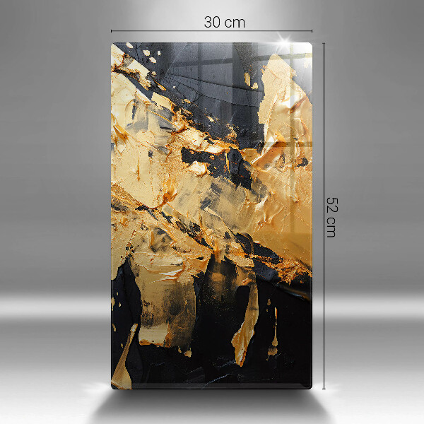 Protège plaque de cuisson Texture de peinture élégante