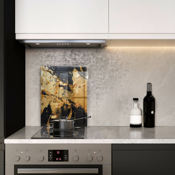 Protège plaque de cuisson Texture de peinture élégante