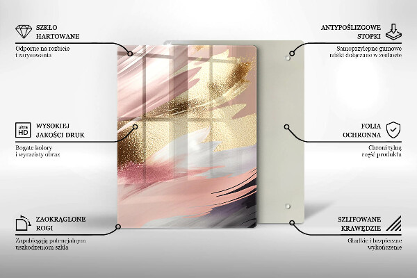 Protège plaque de cuisson Taches pastel