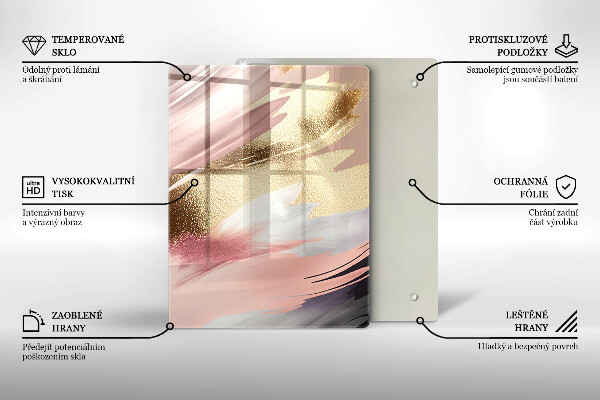 Protège plaque de cuisson Taches pastel