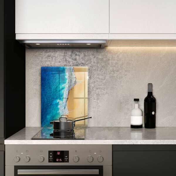 Protège plaque de cuisson Plage et mer