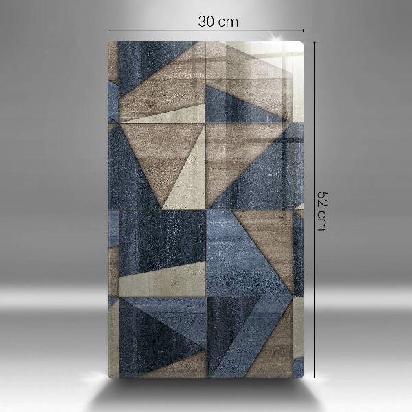 Protège plaque de cuisson Abstraction géométrique